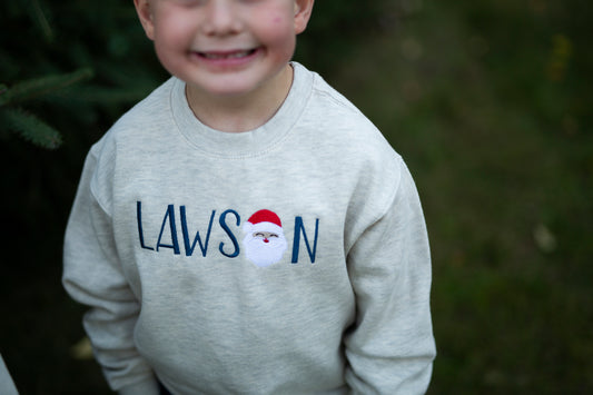 Personalized Kids Christmas Sweatshirt