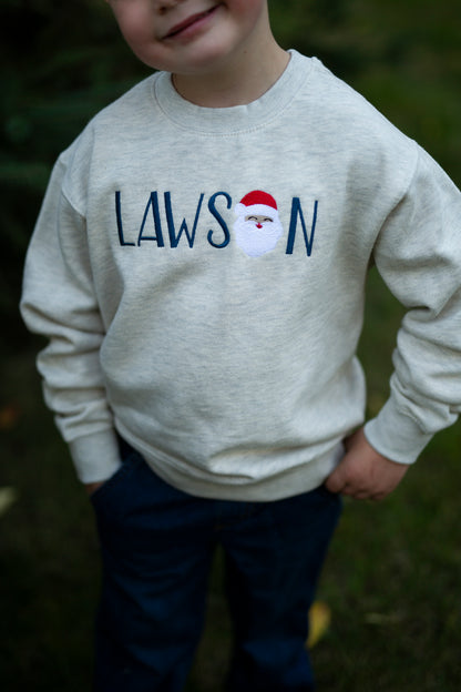 Personalized Kids Christmas Sweatshirt