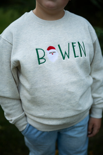 Personalized Kids Christmas Sweatshirt