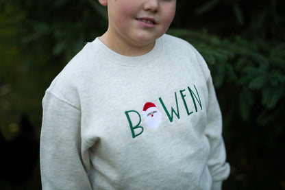 Personalized Kids Christmas Sweatshirt