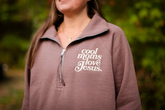 Cool Moms Love Jesus - Mocha