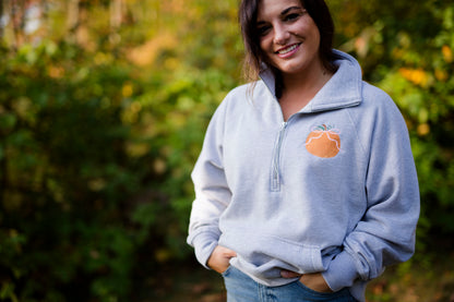 Pumpkin 1/2 Zip Sweatshirt