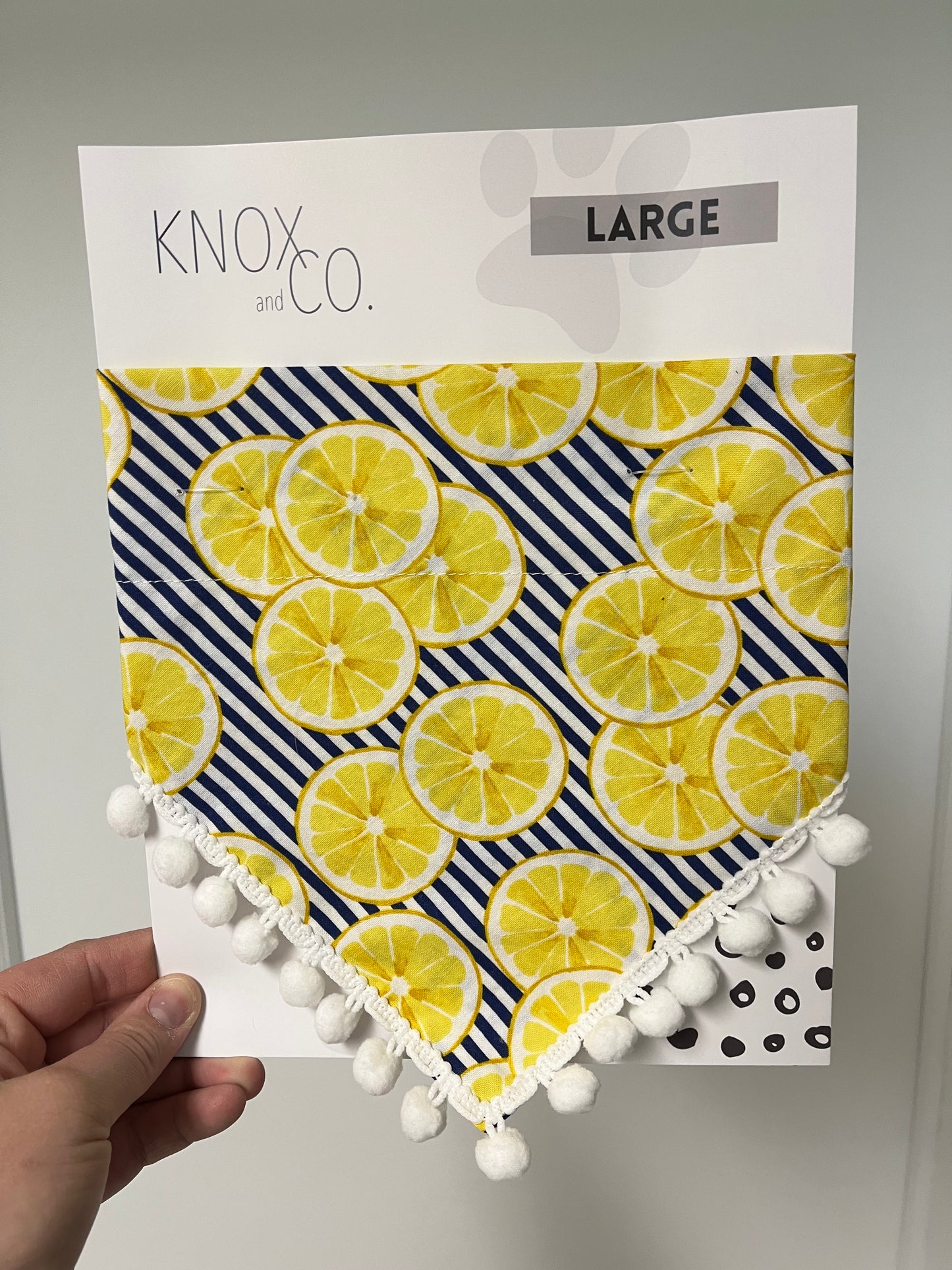 Lemon Summer Dog Bandana