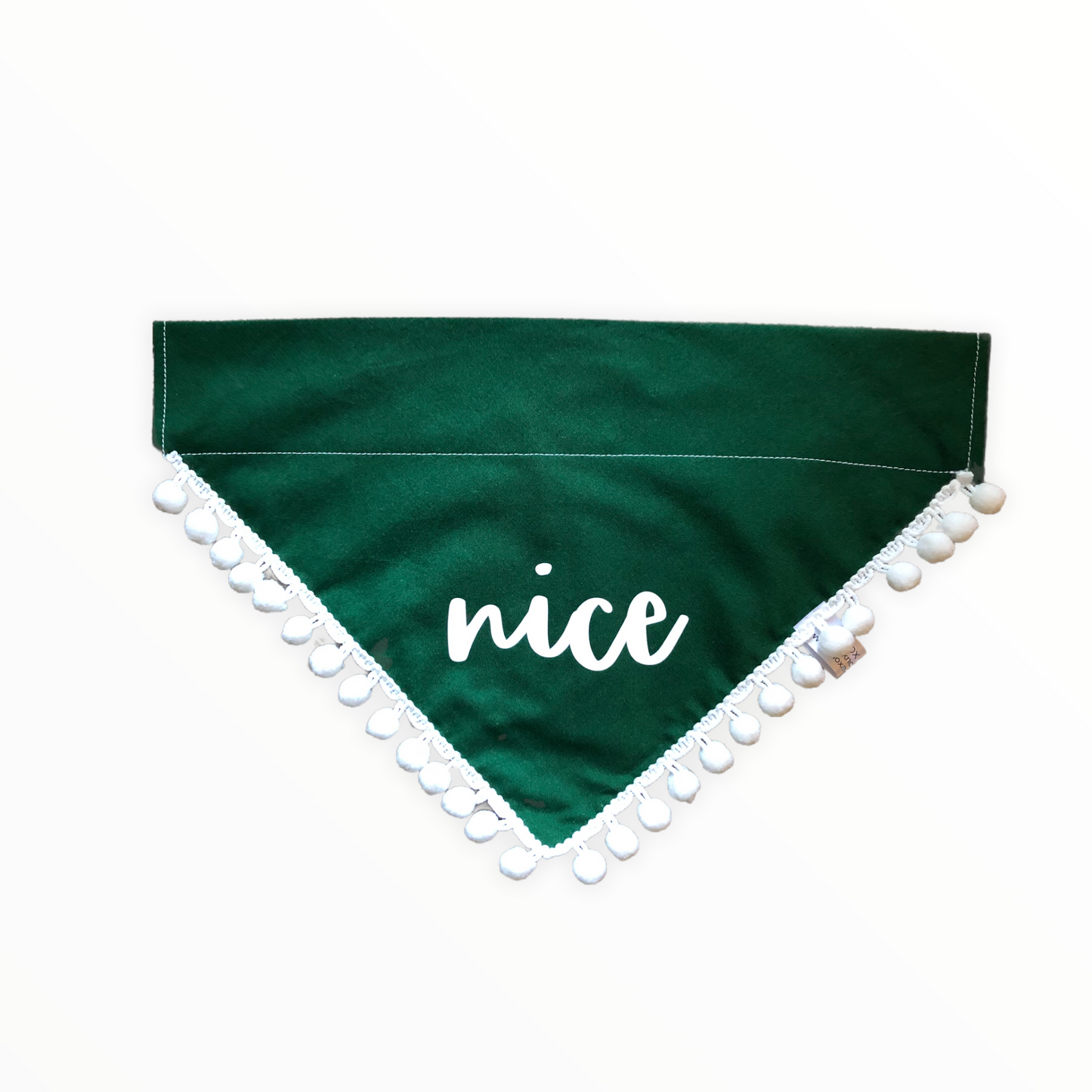 Green Nice dog Bandana