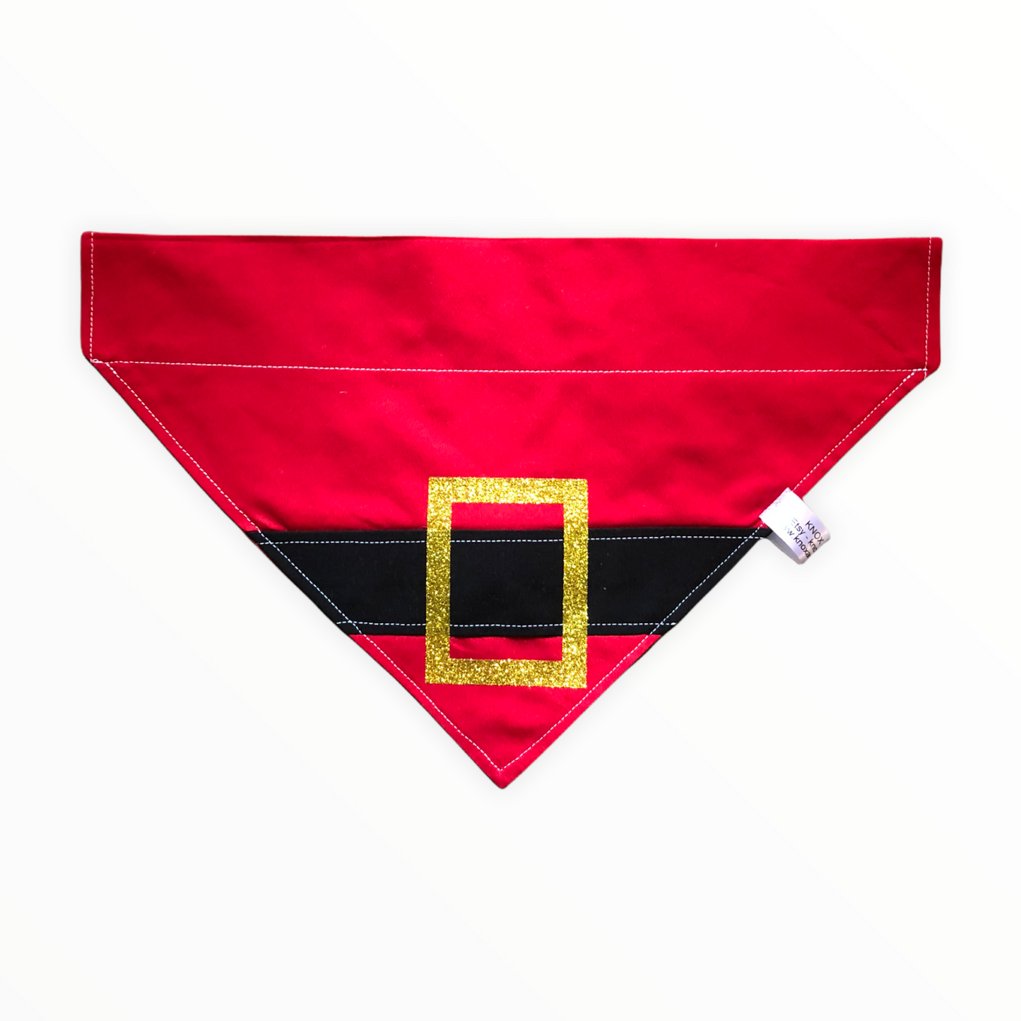 Santa Belt Dog bandana