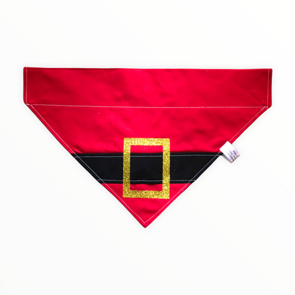 Santa Belt Dog bandana