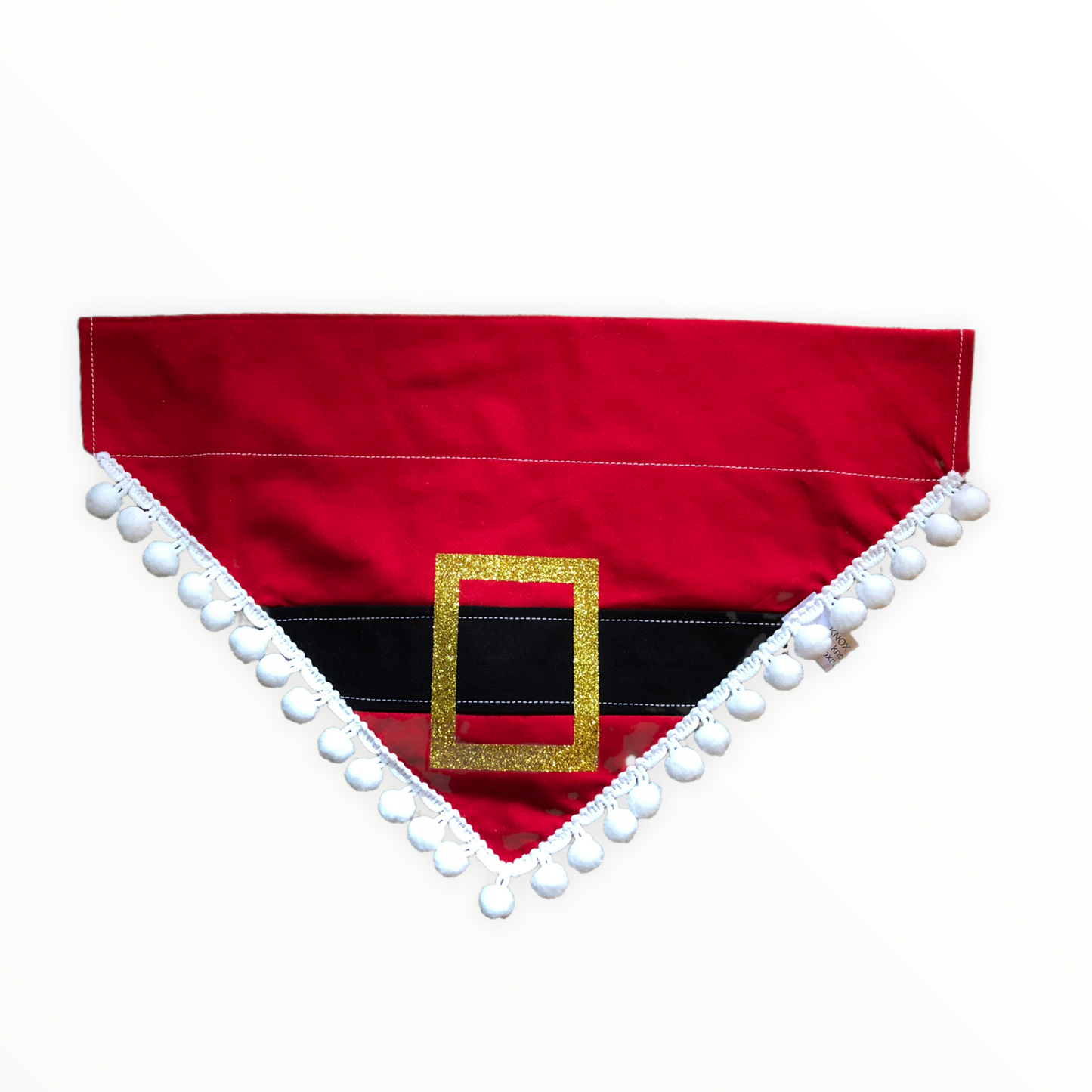 Santa Belt Dog bandana
