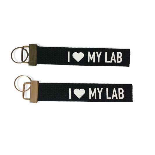 I love my lab - key fob