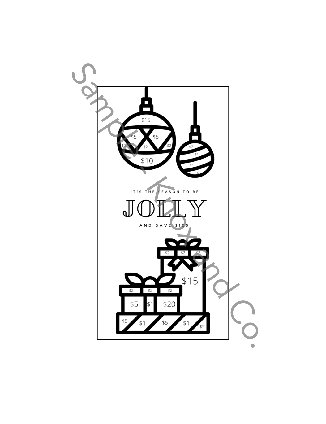 December Savings Challenge