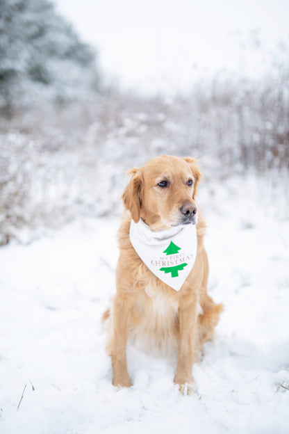 My first Christmas, first Christmas, dogs first Christmas, Christmas, Christmas dog bandana, over the collar dog bandana