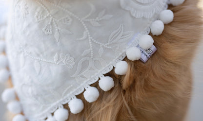 Wedding Dog Bandana - Eloise