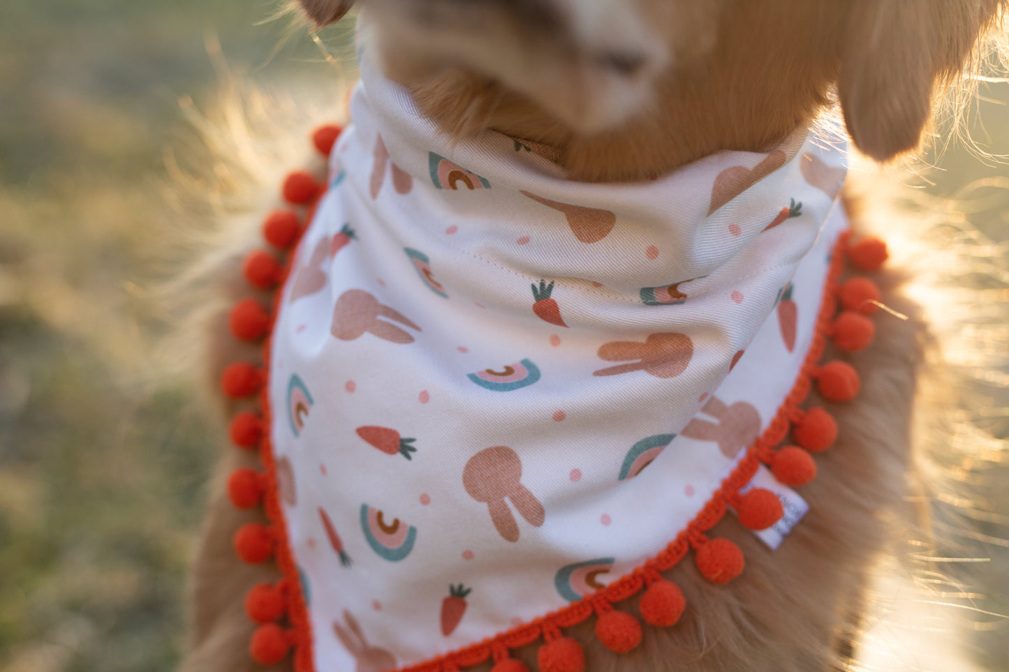 Easter Dog Bandana - Maple