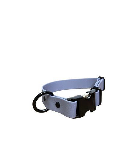 Gray collar with gray hardware