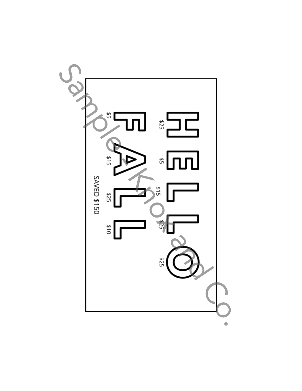 September Savings Challenge